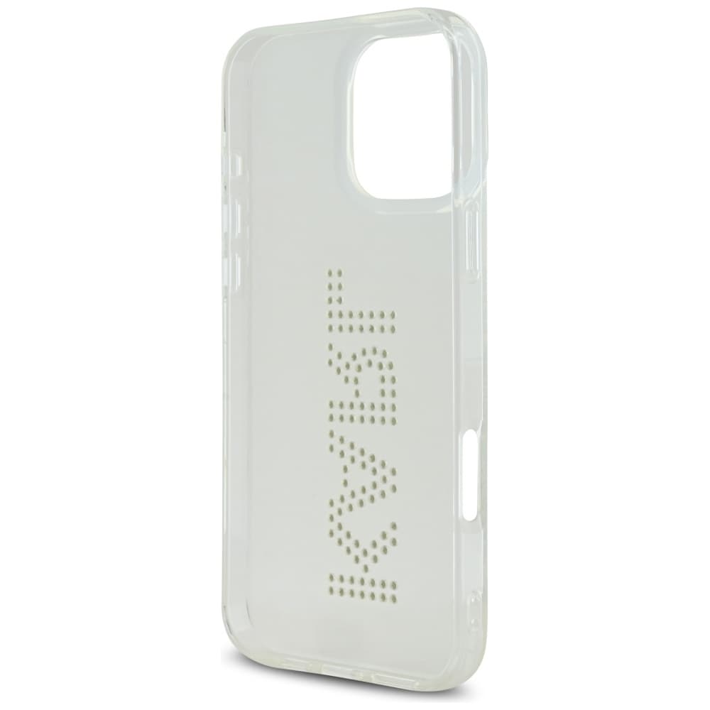 Karl Lagerfeld IML Strassstenar Logo iPhone 16 Pro Fodral - Klar