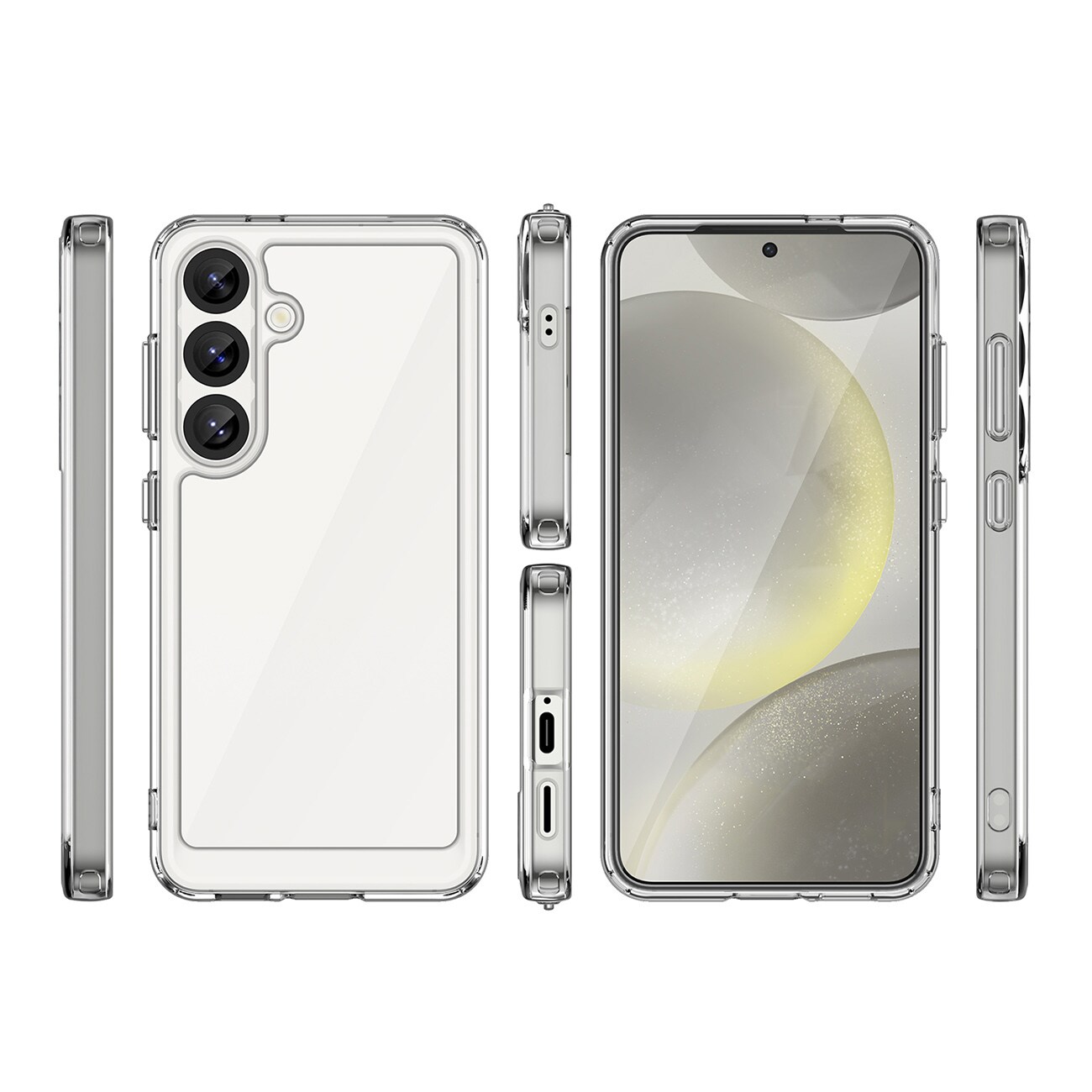 Outer Space-etui med geleramme til Xiaomi 15 Ultra - gennemsigtig