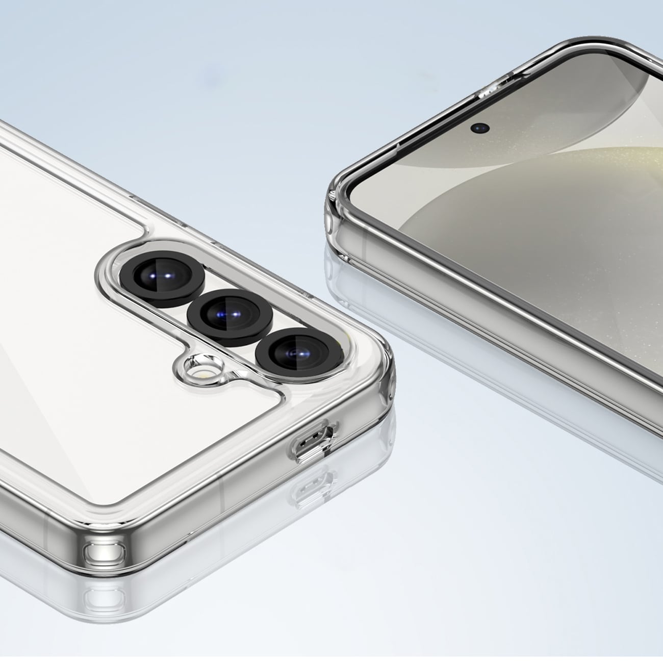 Outer Space-etui med geleramme til Xiaomi 15 Ultra - gennemsigtig
