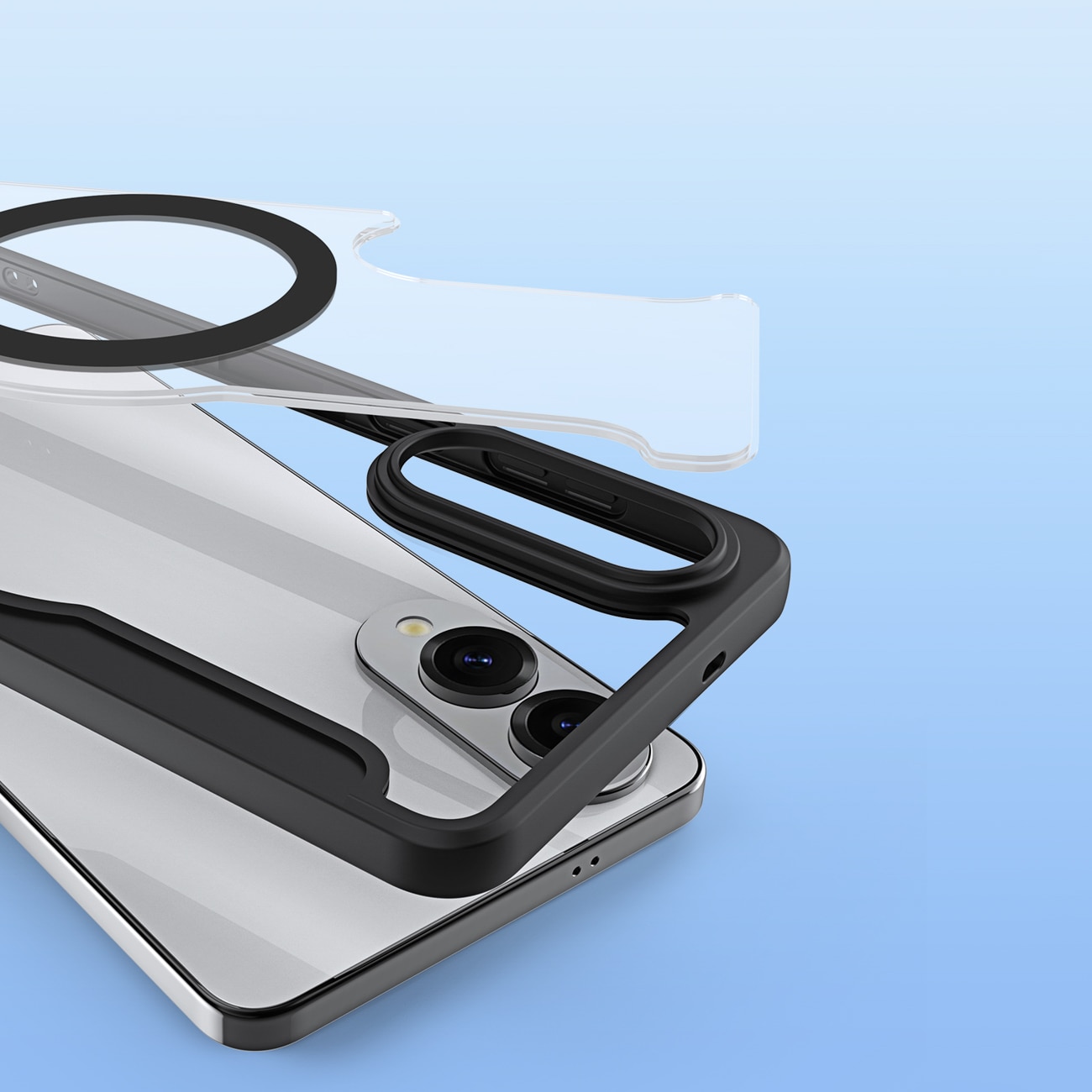 Dux Ducis Skin X Pro-etui med MagSafe til Samsung Galaxy S25 Edge - sort