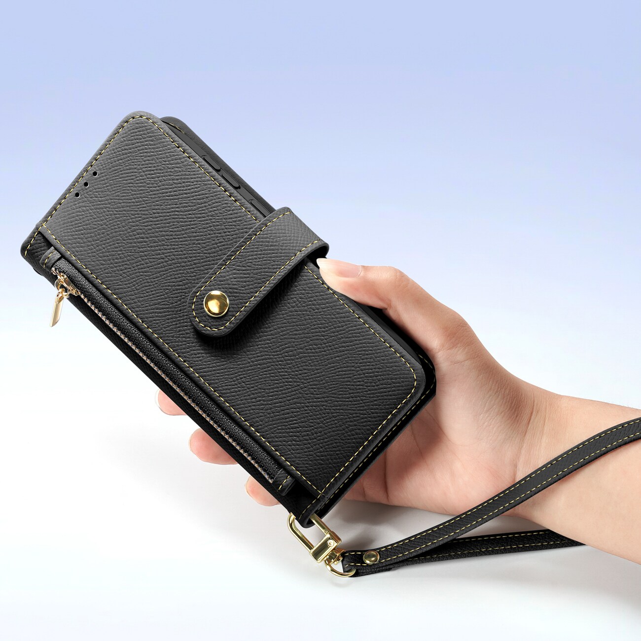 Dux Ducis Lava-etui med MagSafe til Samsung Galaxy S25 Edge - sort