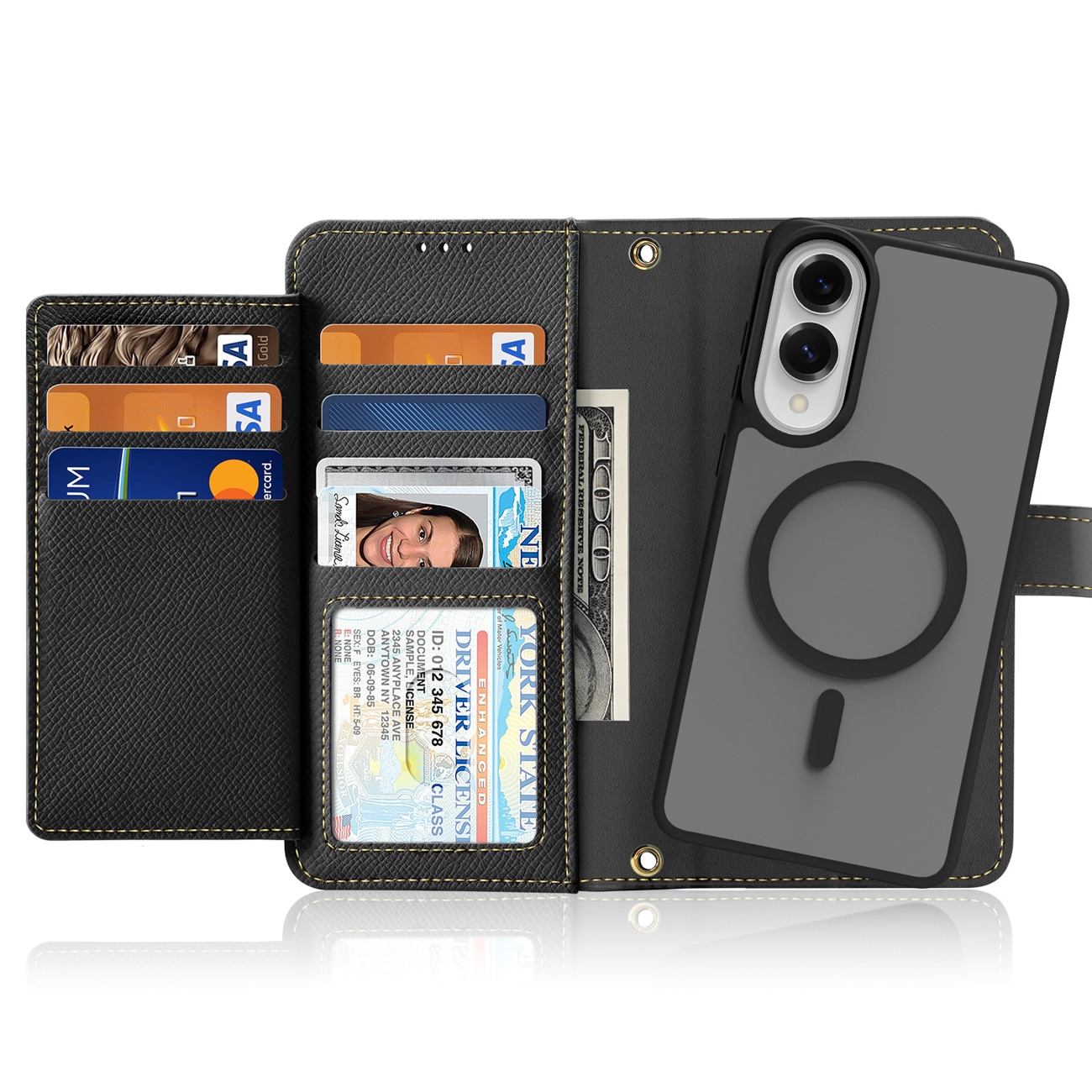 Dux Ducis Lava-etui med MagSafe til Samsung Galaxy S25 Edge - sort