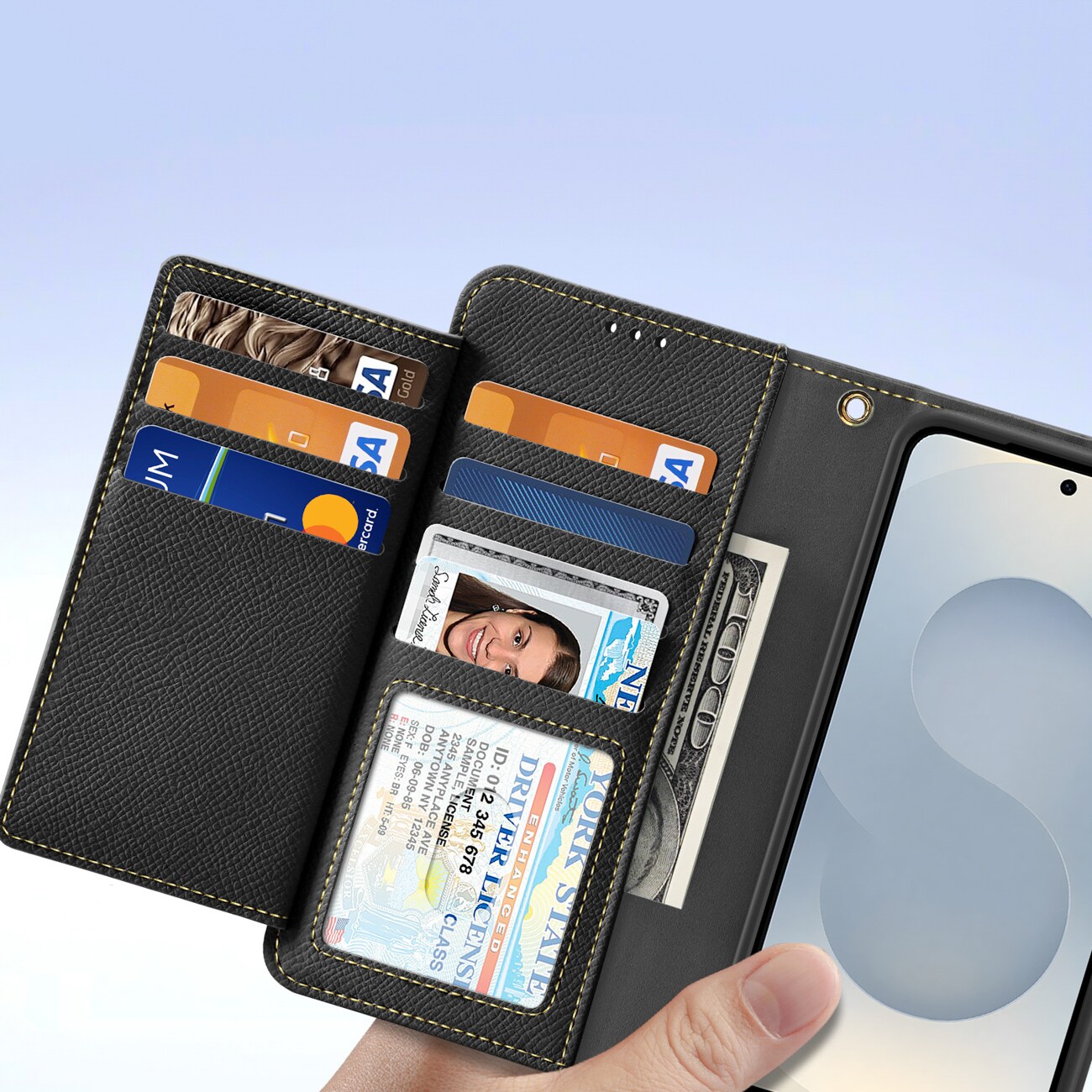 Dux Ducis Lava-etui med MagSafe til Samsung Galaxy S25 Edge - sort