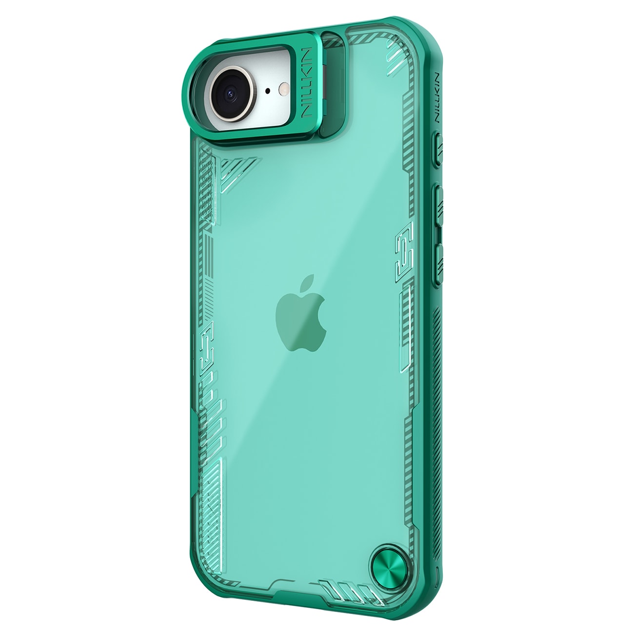 Nillkin Iceblade Prop Case med stativ til iPhone 16e - Grøn