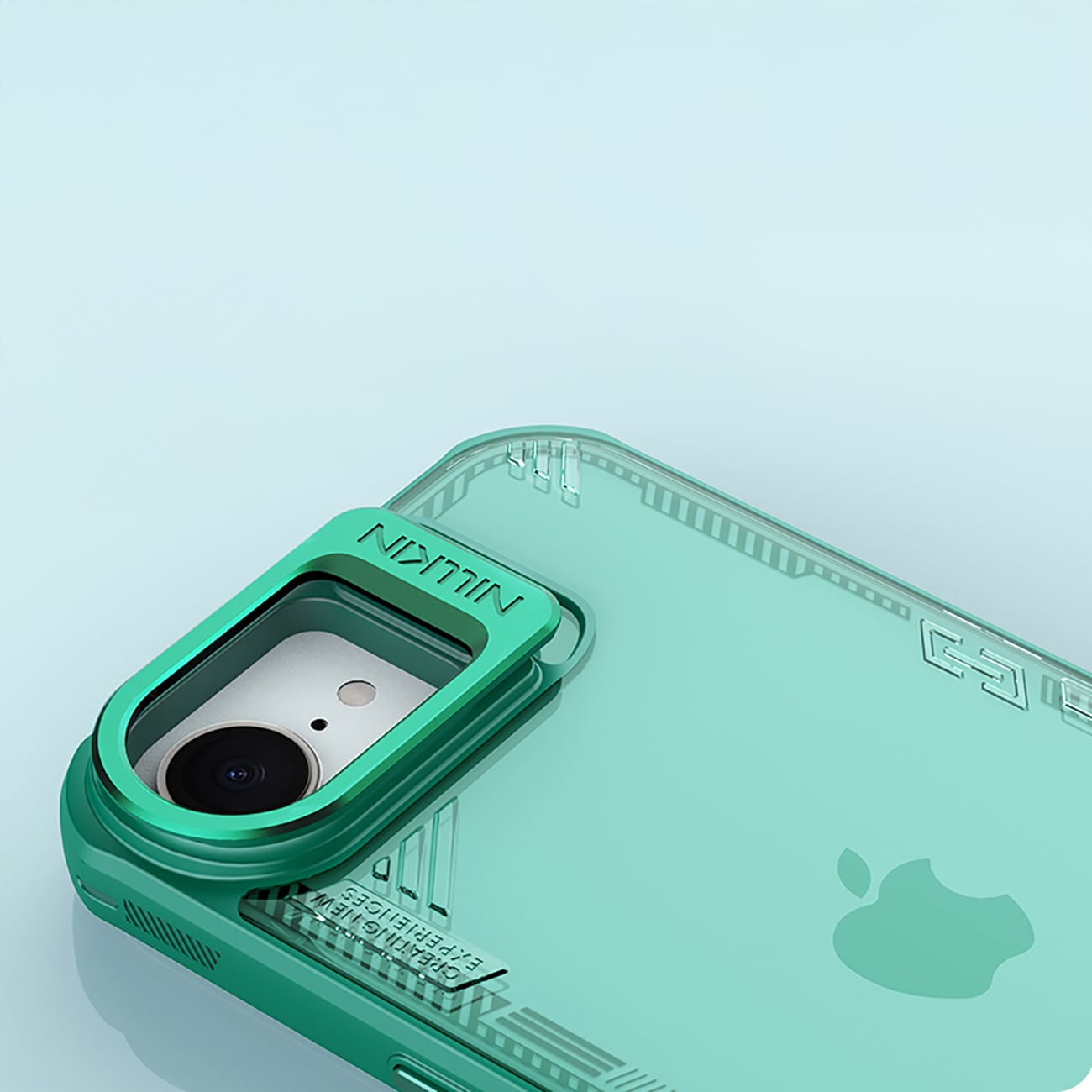 Nillkin Iceblade Prop Case med stativ til iPhone 16e - Grøn