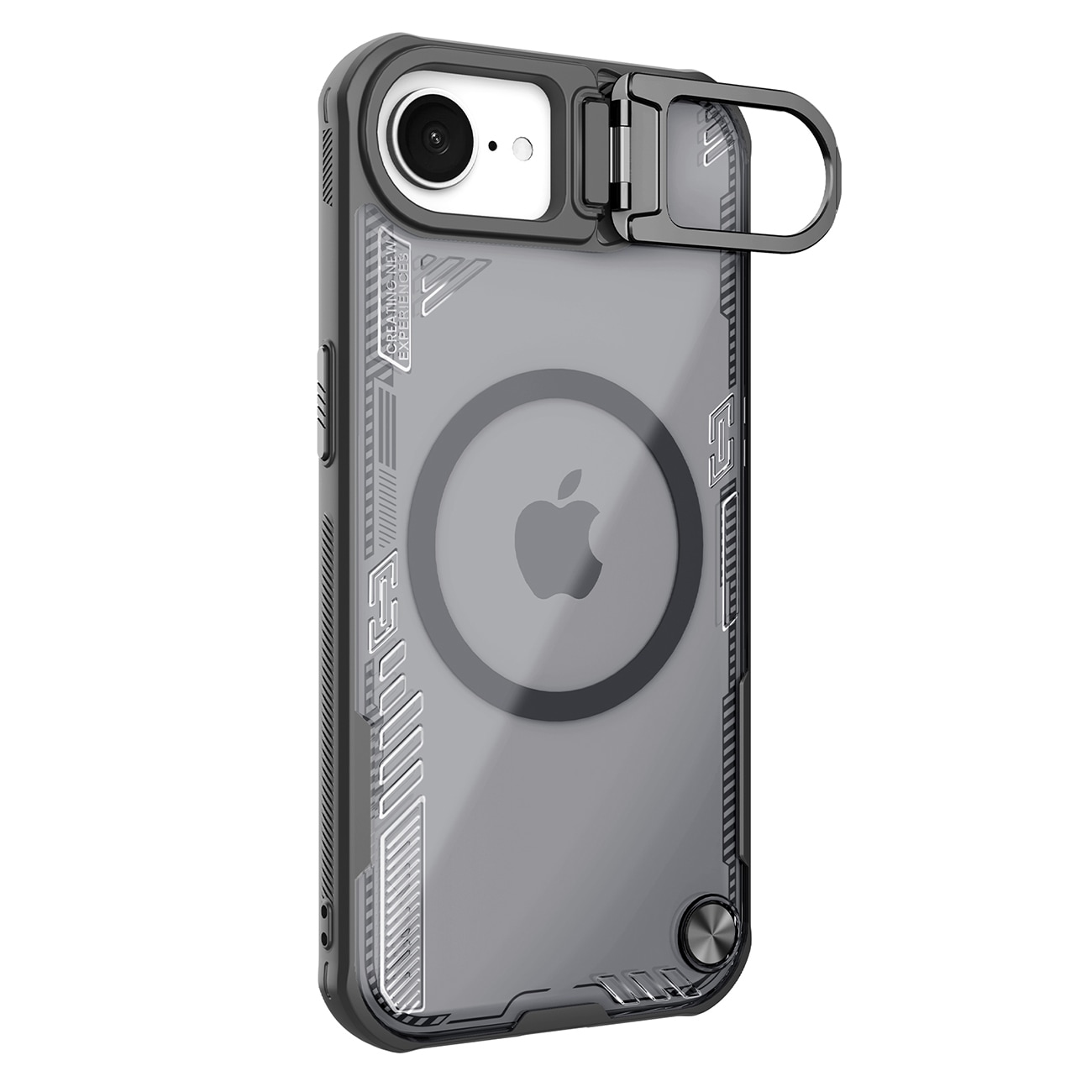 Nillkin Iceblade Prop Magnetiskt fodral med stativ för iPhone 16e - Svart