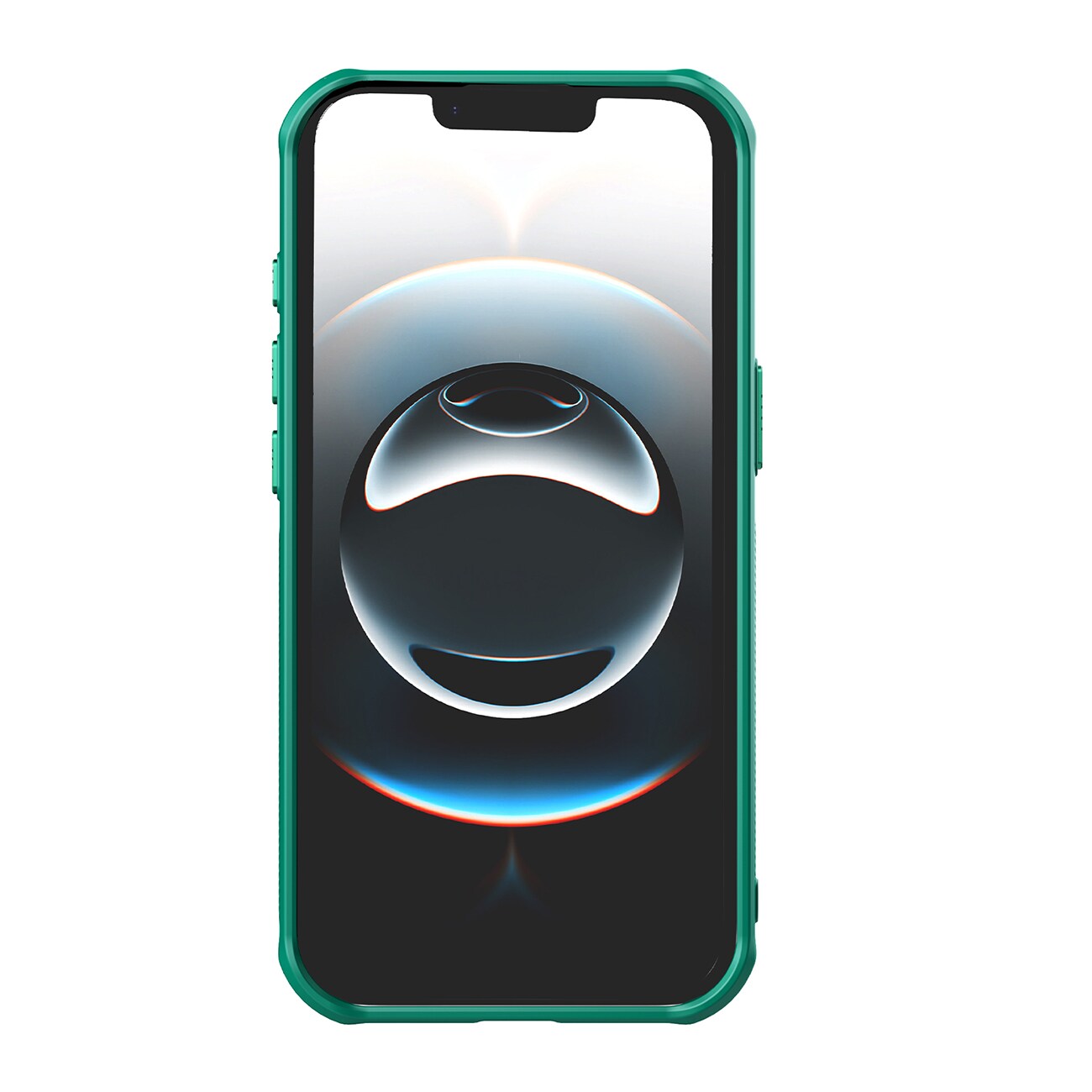 Nillkin Iceblade Prop Case med objektivdæksel og stativ til iPhone 16e - Grøn