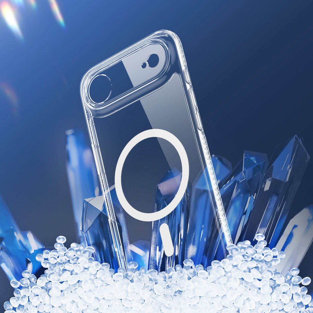Dux Ducis Clin Mag Case til iPhone 17 Air Kompatibel med MagSafe - Gennemsigtig