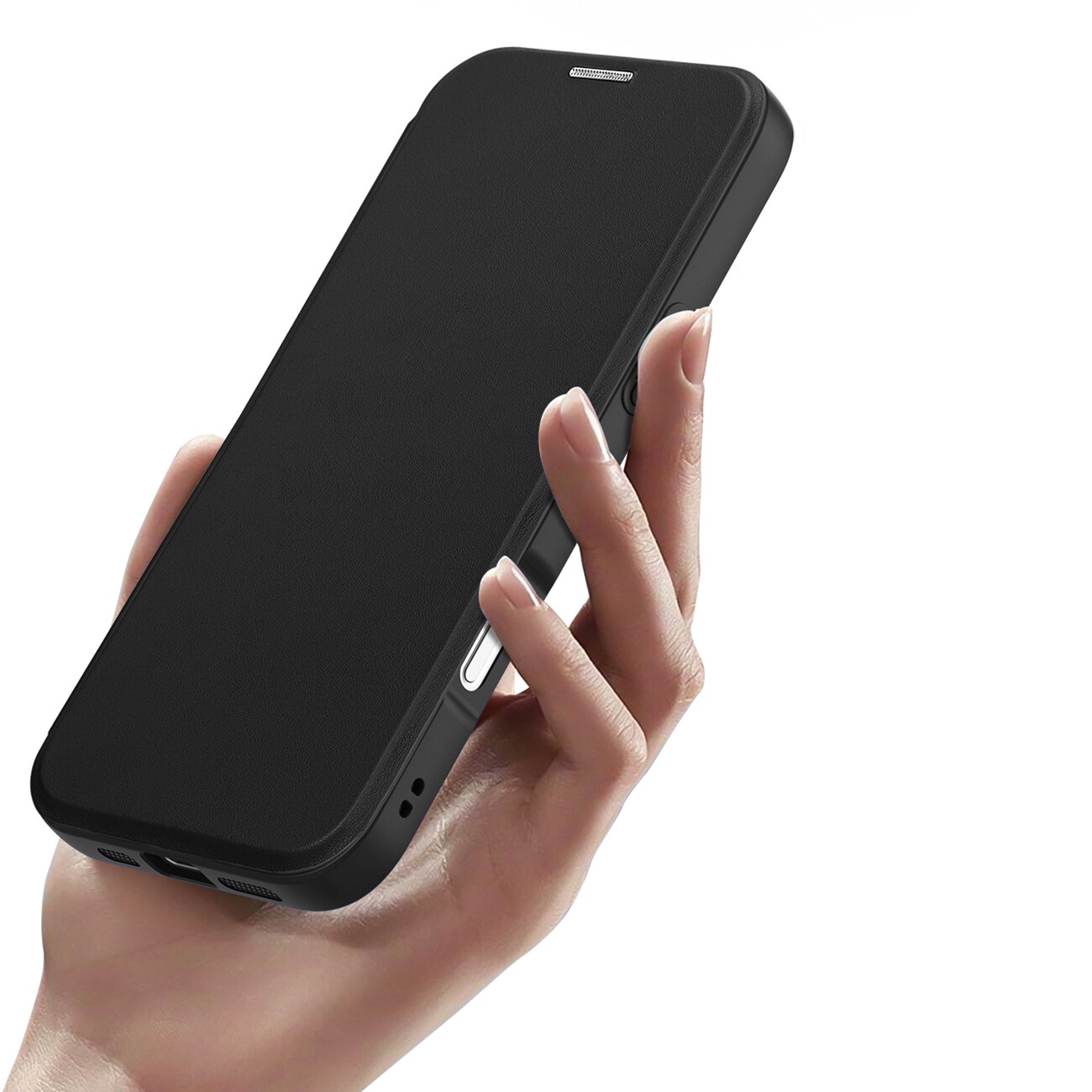Dux Ducis Skin X Pro iPhone 17 Air-etui med pung, MagSafe-kompatibel - sort