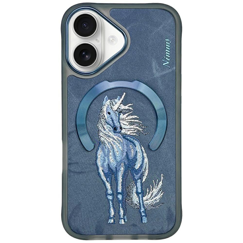 Nimmy Magnetic Fantasy Animal MagSafe-fodral för iPhone 16 - Blå
