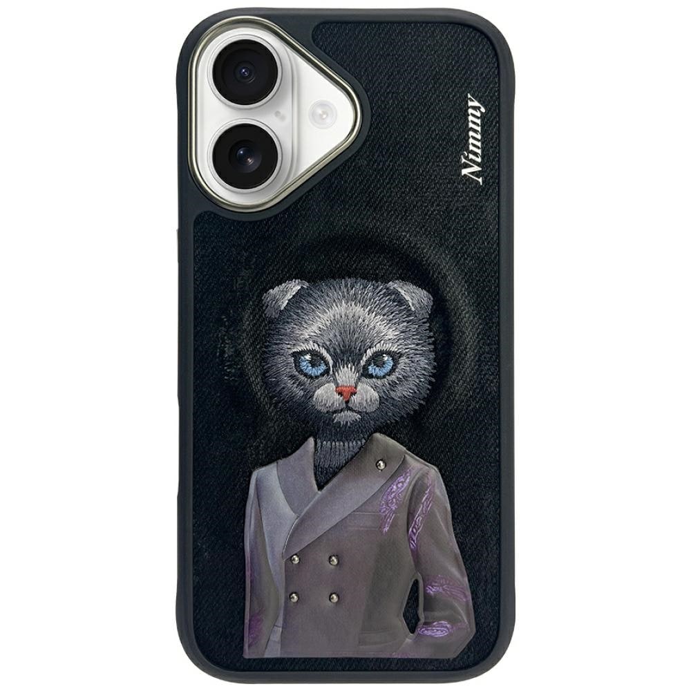 Nimmy Magnetic fashion cute pet MagSafe-fodral för iPhone 16 - svart