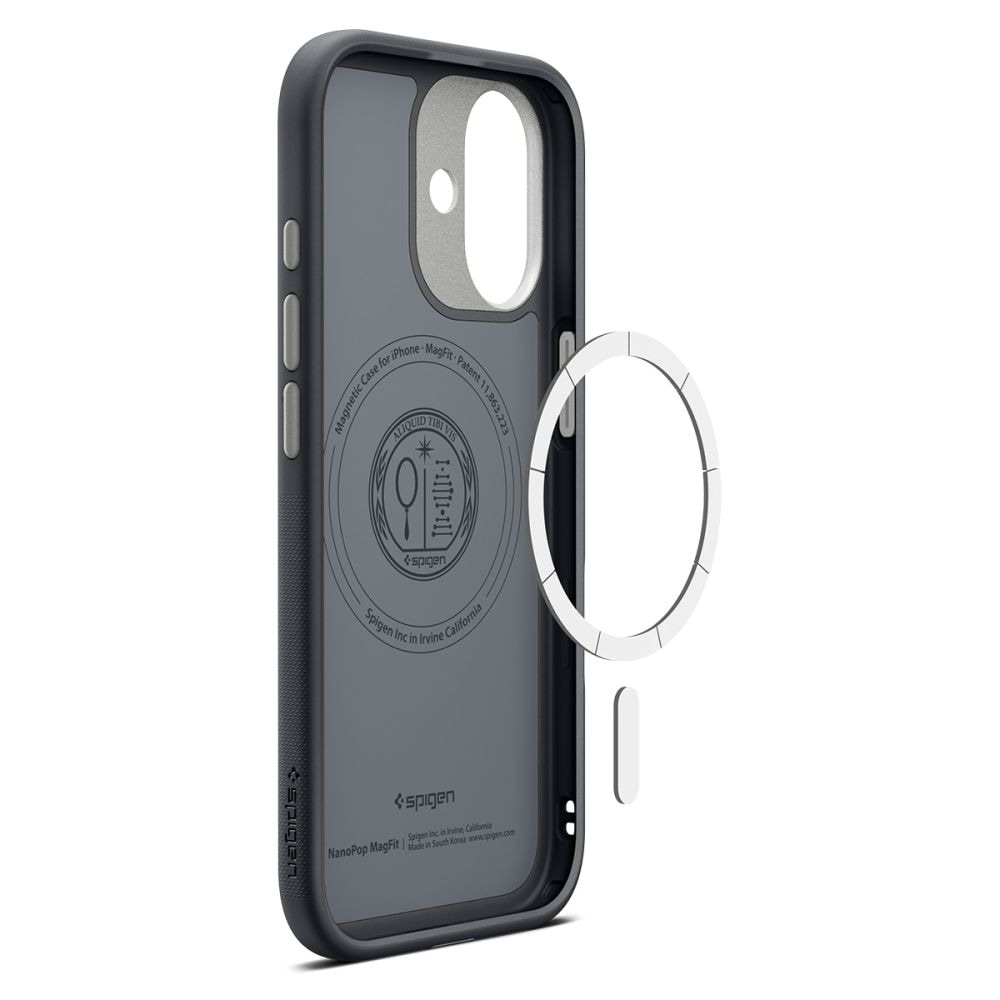 Spigen Nano Pop MagSafe-etui til iPhone 17 - Sort