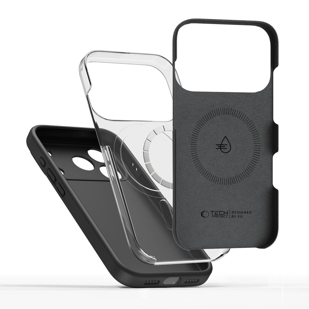 Tech-Protect BasicMag MagSafe-etui til iPhone 17 Pro Max - mat sort