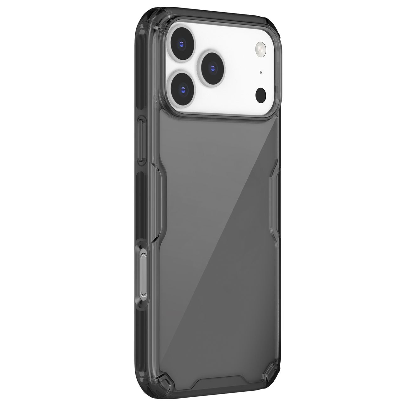 Nillkin Nature TPU Pro-fodral för iPhone 17 Pro Max - Genomskinlig svart