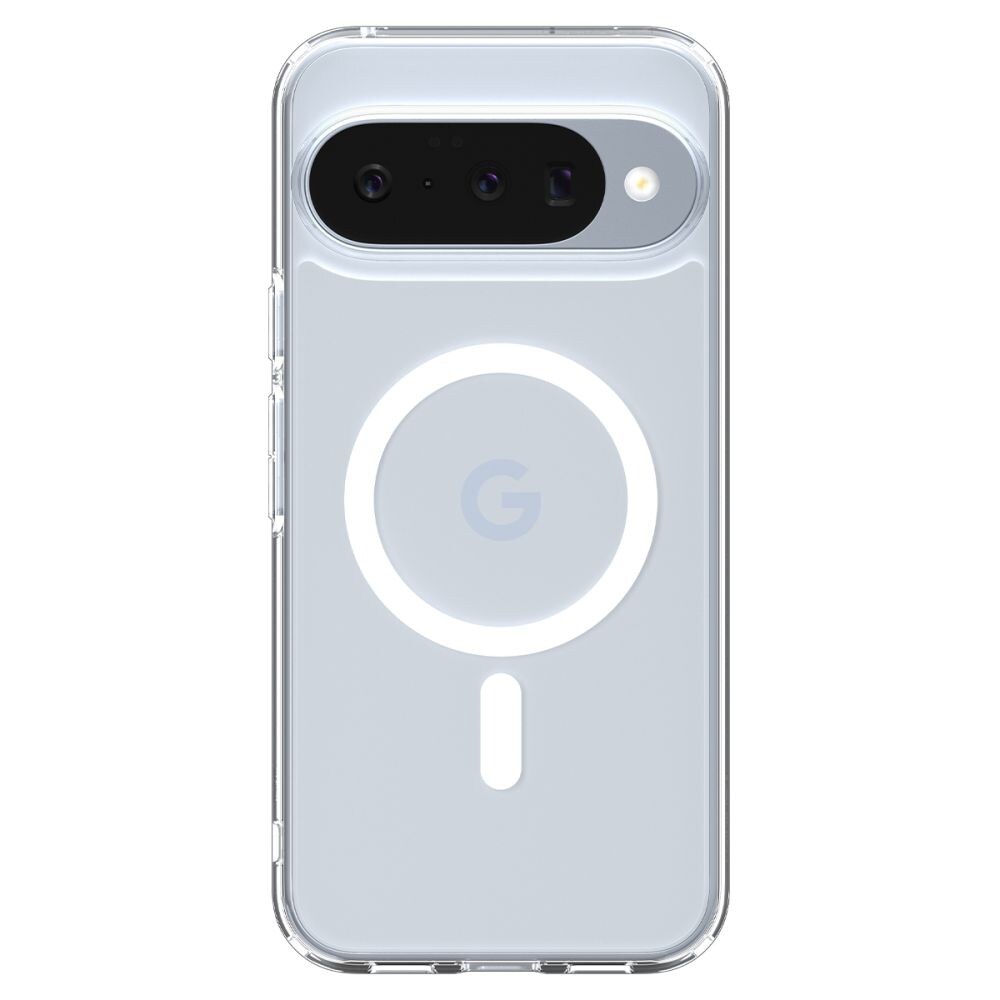 Spigen Ultra Hybrid Mag MagSafe-etui til Google Pixel 10 / 10 Pro - Klar og hvid