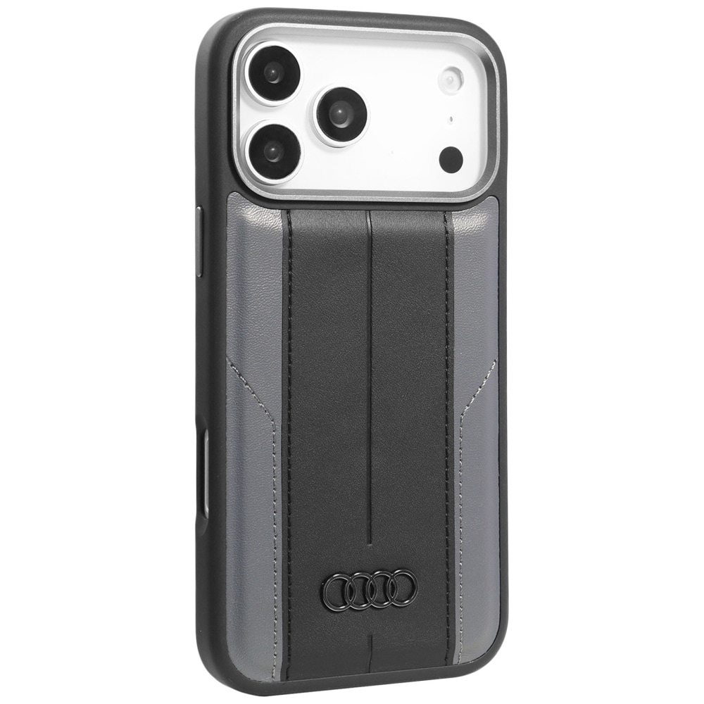 Audi A6 MagSafe-fodral i syntetiskt läder för iPhone 17 Pro Max - Svart
