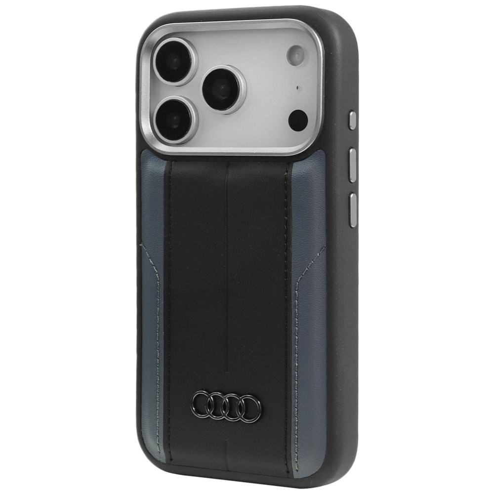 Audi A6 MagSafe-fodral i syntetiskt läder för iPhone 17 Pro - Svart