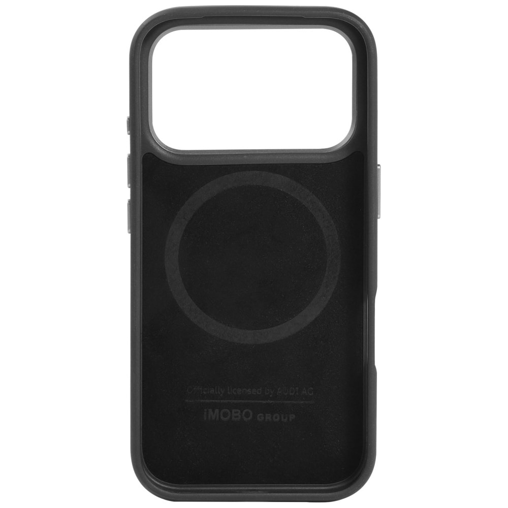 Audi A6 MagSafe-fodral i syntetiskt läder för iPhone 17 Pro - Svart