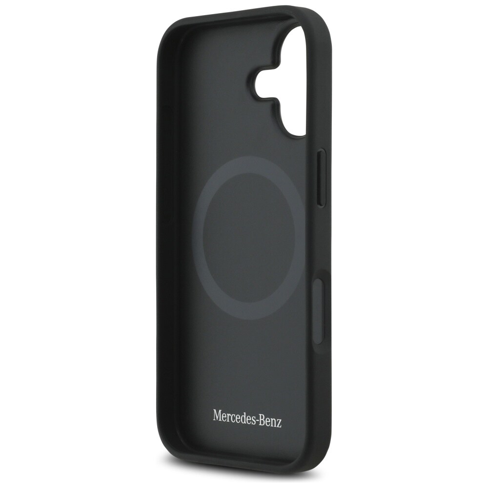 Mercedes Læder The Move MagSafe-etui til iPhone 17 - sort