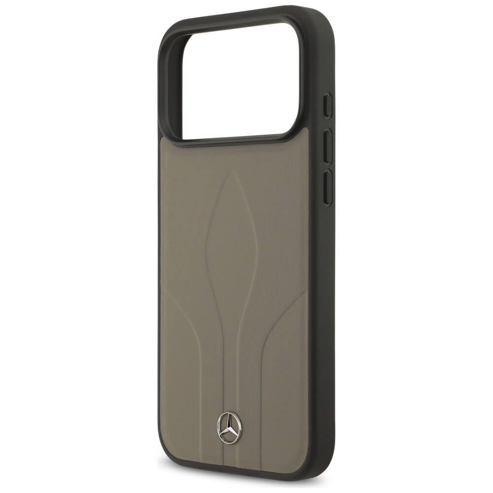 Mercedes Läder The Move MagSafe-fodral för iPhone 17 Pro Max - Beige