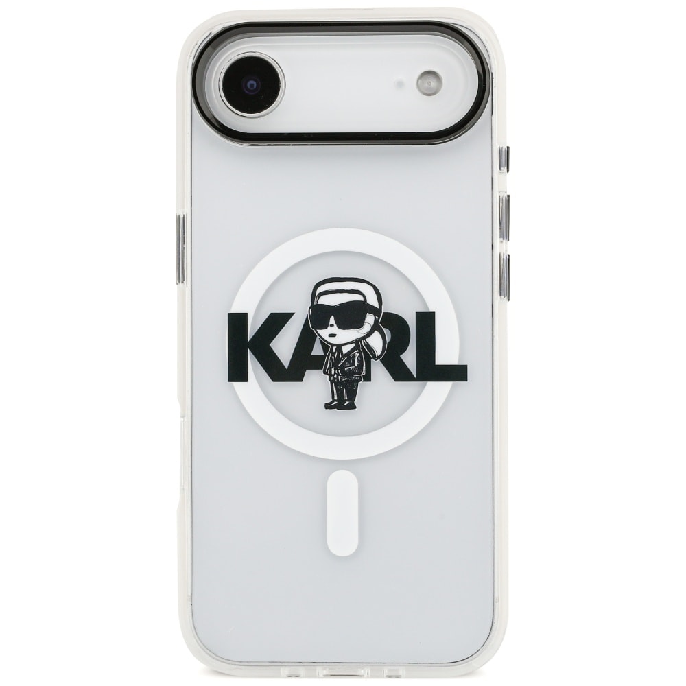 Karl Lagerfeld IML Karl Sketch Logo MagSafe-etui til iPhone 17 Air - Transparent