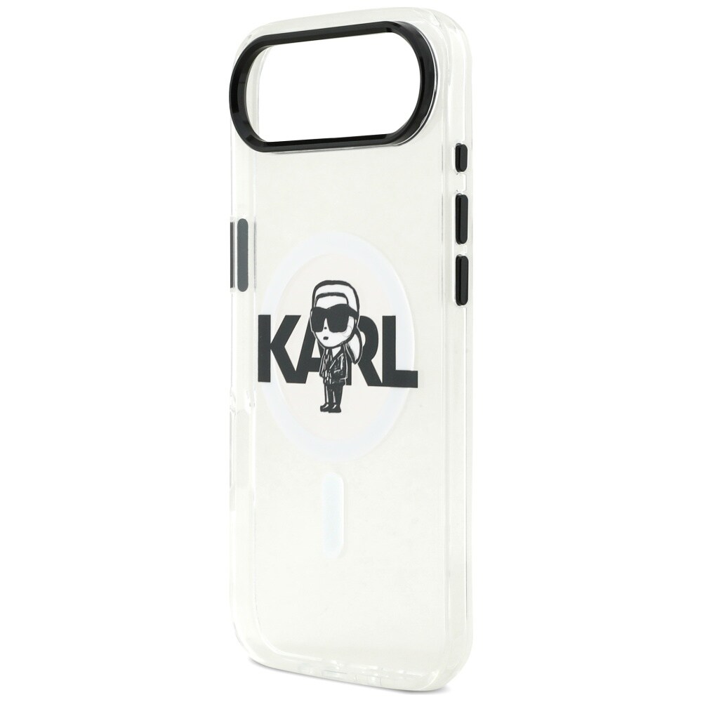 Karl Lagerfeld IML Karl Sketch Logo MagSafe-etui til iPhone 17 Air - Transparent