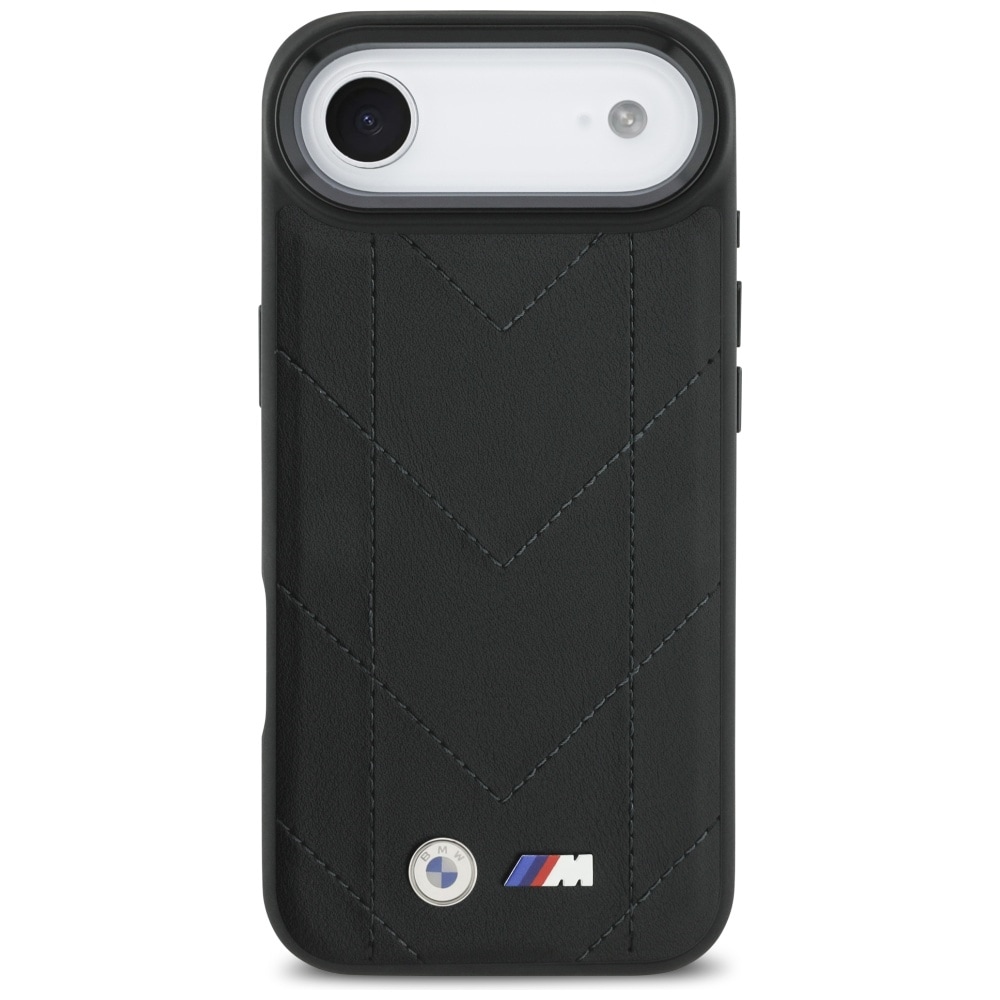 BMW M Quiltat MagSafe-fodral med logotyp för iPhone 17 Air - Svart