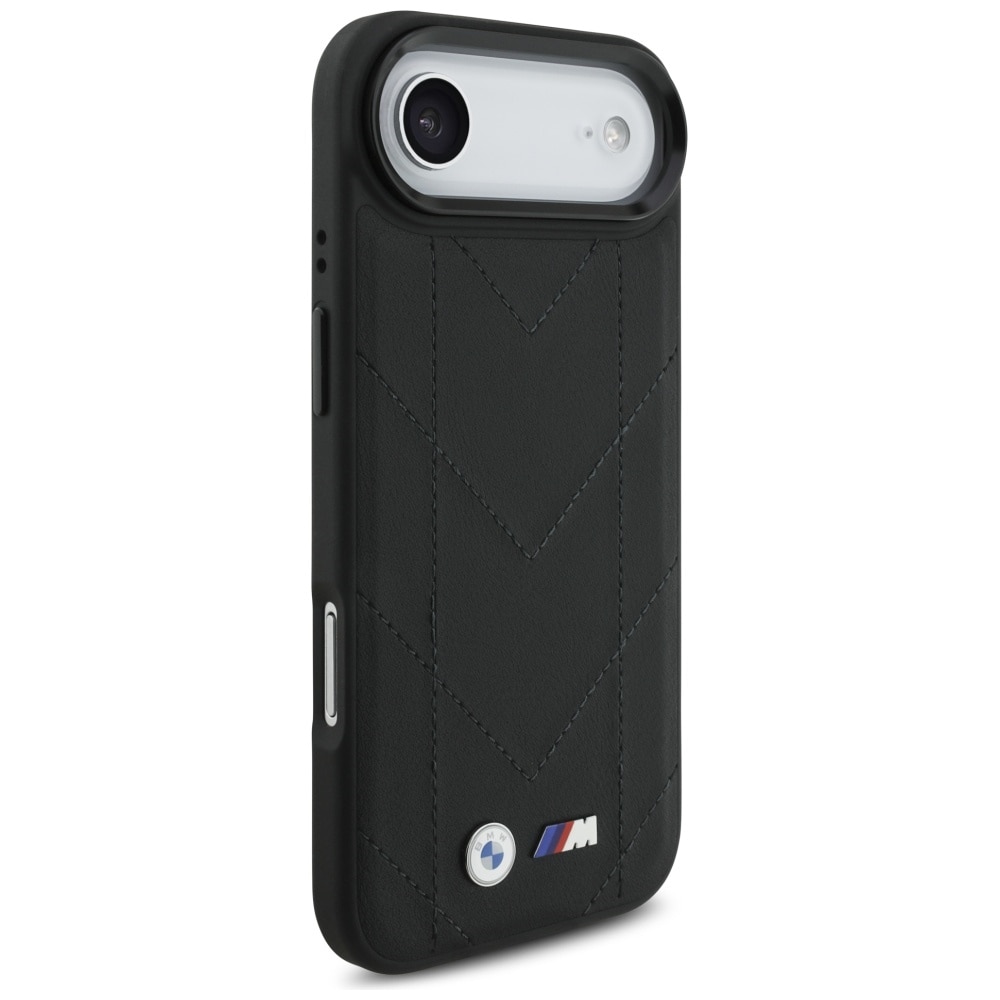BMW M Quiltat MagSafe-fodral med logotyp för iPhone 17 Air - Svart