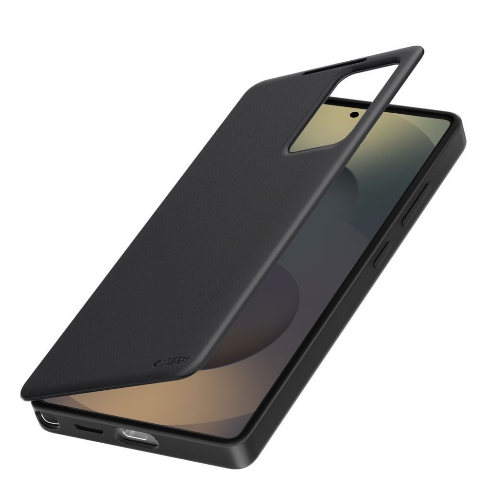 Tech-Protect Smart Wallet-etui til Samsung Galaxy S25 FE - mat sort