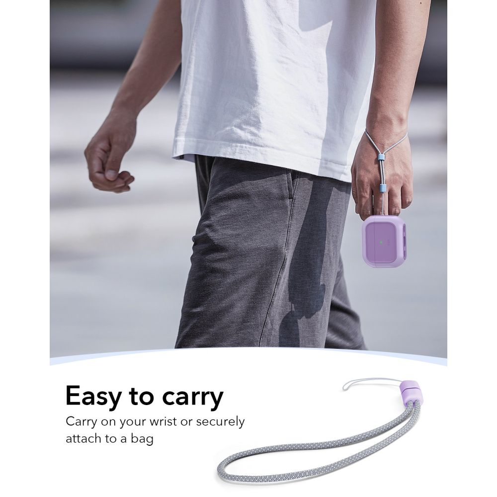 ESR Orbit Halolock MagSafe-etui til AirPods Pro - lilla