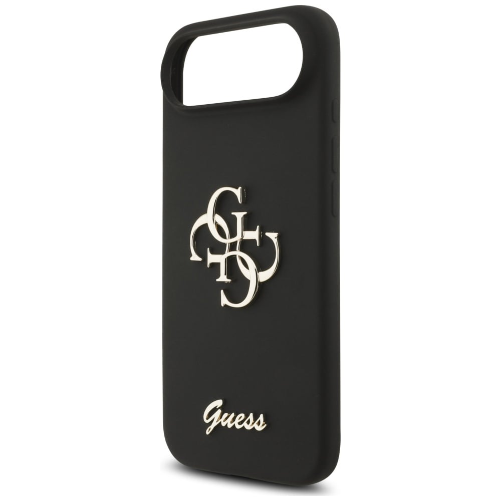 Guess Silikon Big 4G Script fodral för iPhone Air - svart
