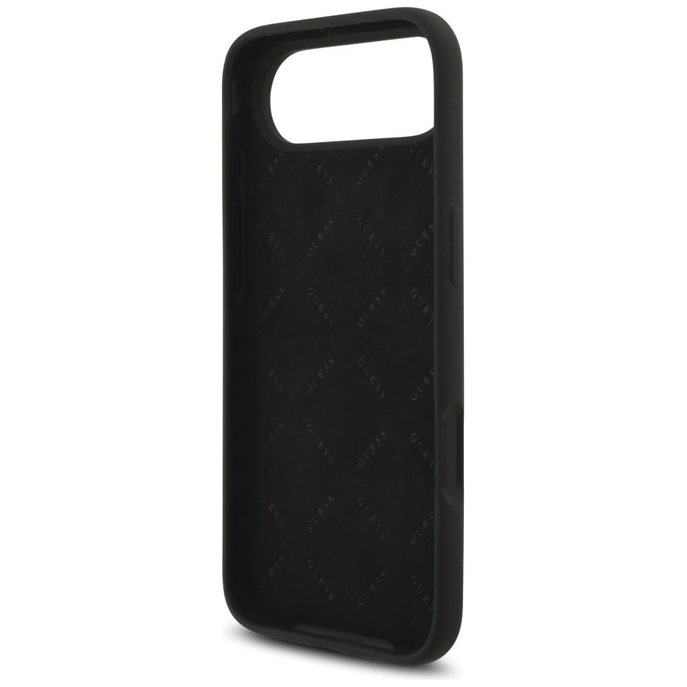 Guess Silikon Big 4G Script fodral för iPhone Air - svart