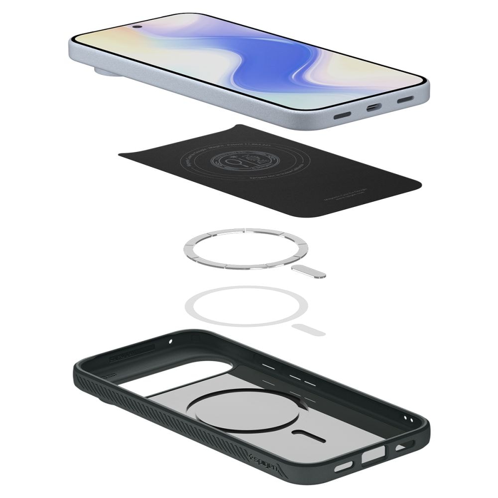Spigen Liquid Air Mag MagSafe-etui til Google Pixel 10 Pro XL - Grøn