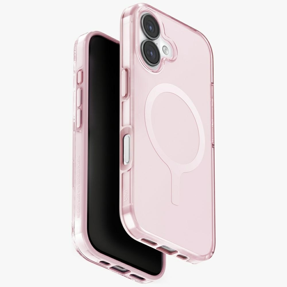 Uniq Clario Magclick laddningsfodral för iPhone 17 - Rosa