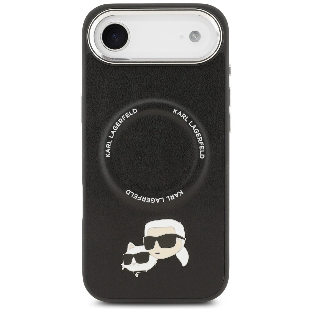 Karl Lagerfeld Karl & Choupette Pins MagSafe-etui til iPhone Air - Sort
