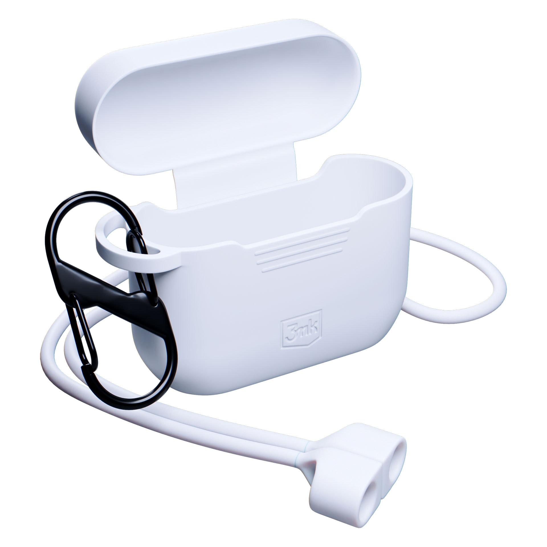 3mk AirPods-fodral i silikon för AirPods Pro 3 - Vit