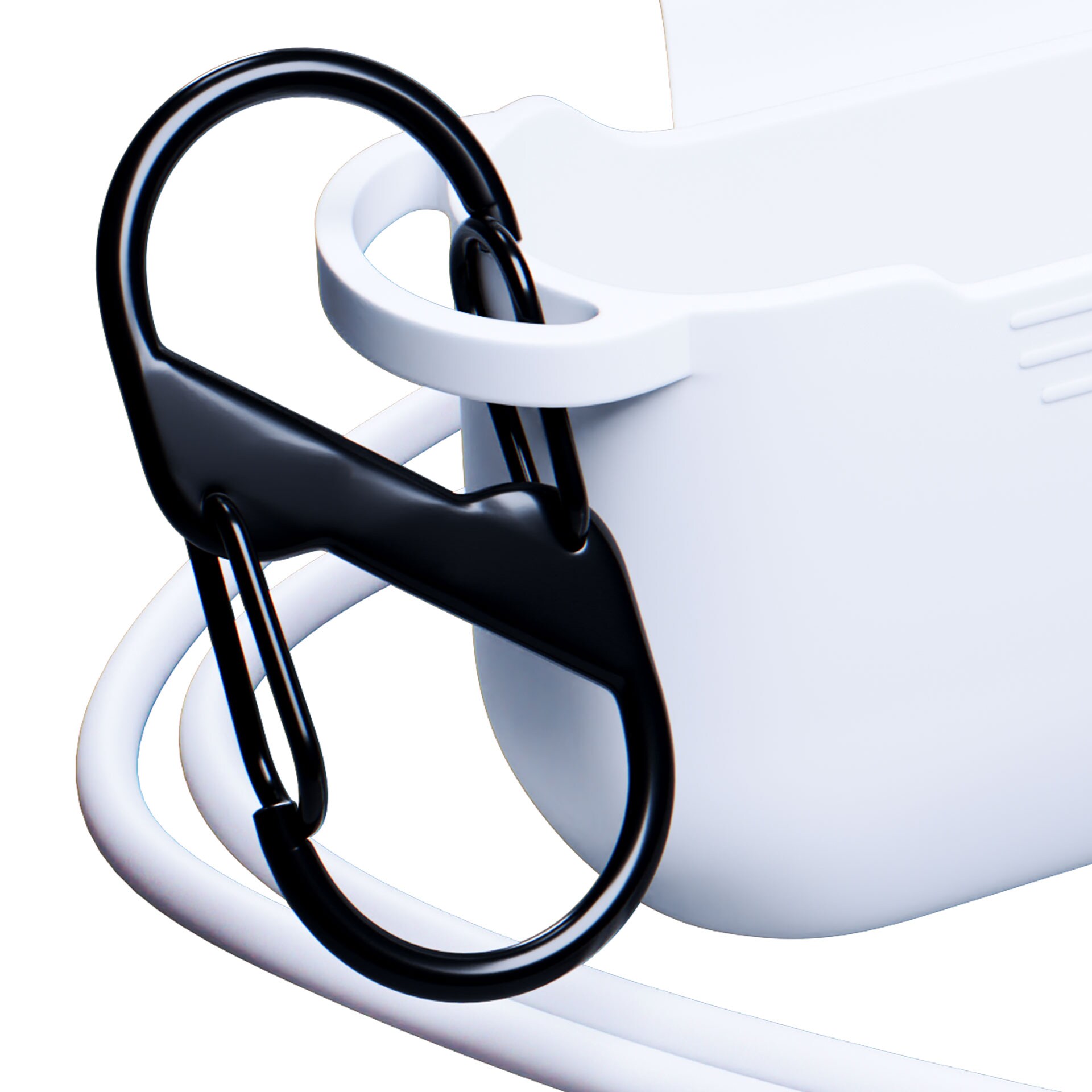 3mk AirPods-fodral i silikon för AirPods Pro 3 - Vit