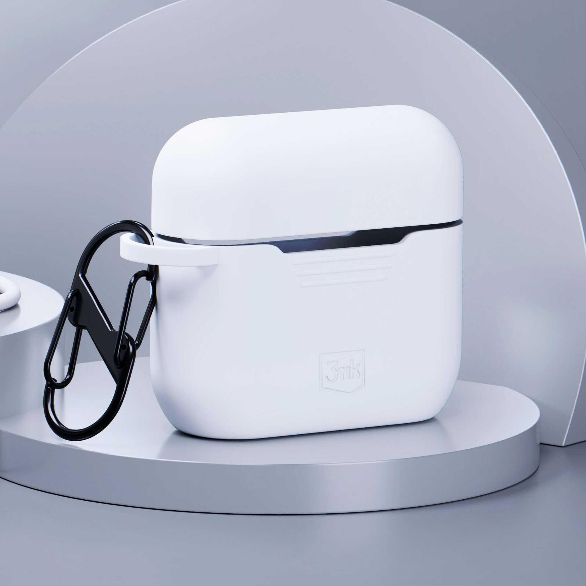 3mk AirPods-fodral i silikon för AirPods Pro 3 - Vit