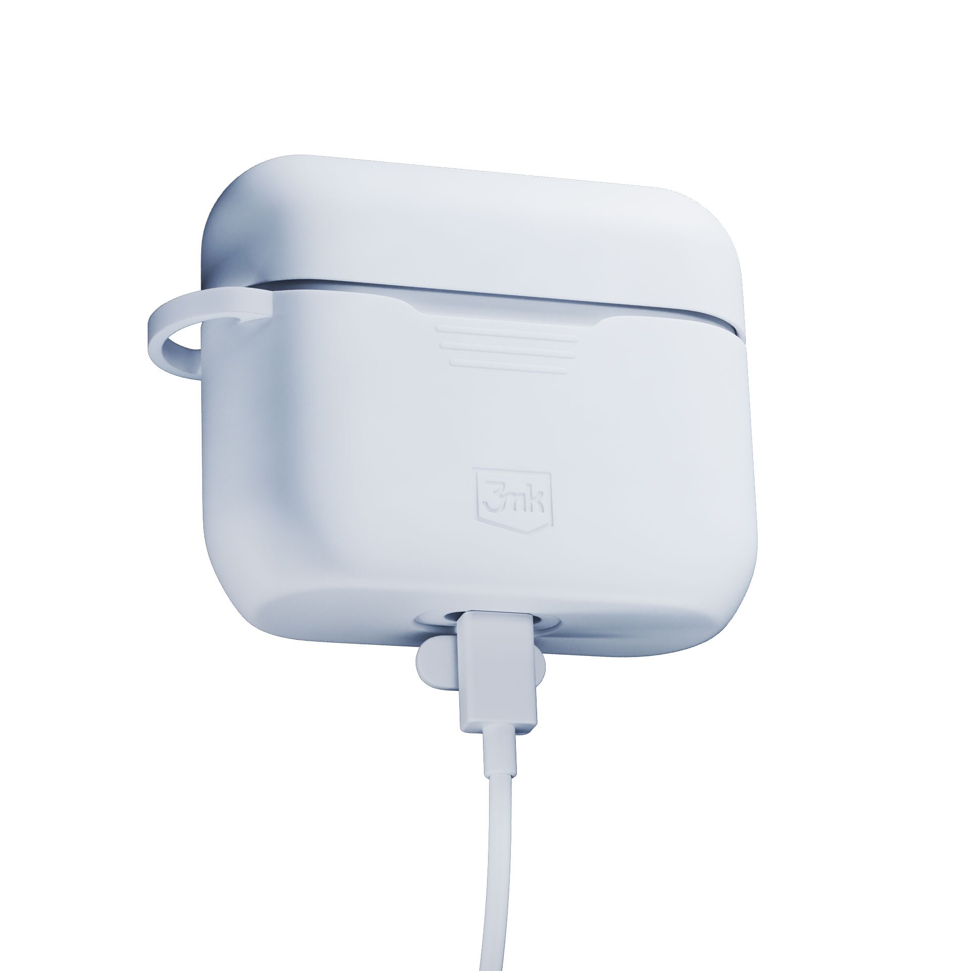 3mk AirPods-fodral i silikon för AirPods Pro 3 - Vit