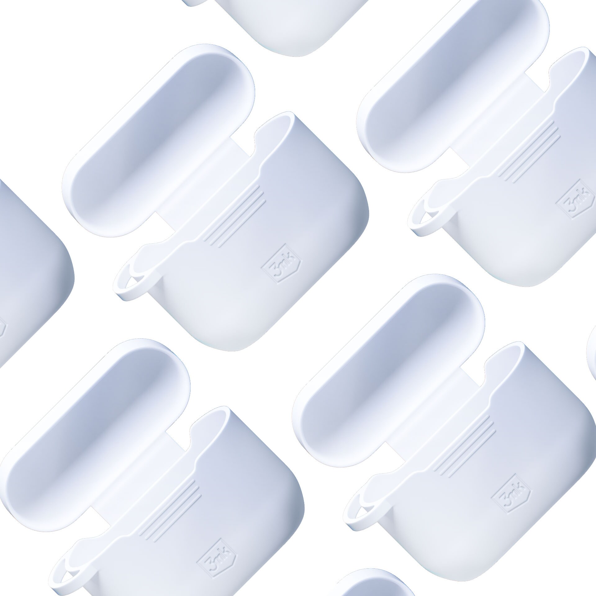 3mk AirPods-fodral i silikon för AirPods Pro 3 - Vit