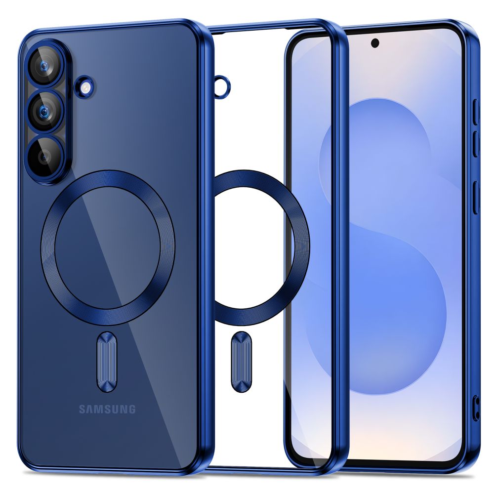 Tech-Protect MagFlex MagSafe-fodral för Samsung Galaxy S25 FE - Marinblå