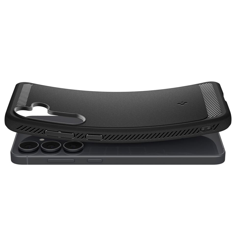 Spigen Robust skyddsfodral för Samsung Galaxy S25 FE - matt svart