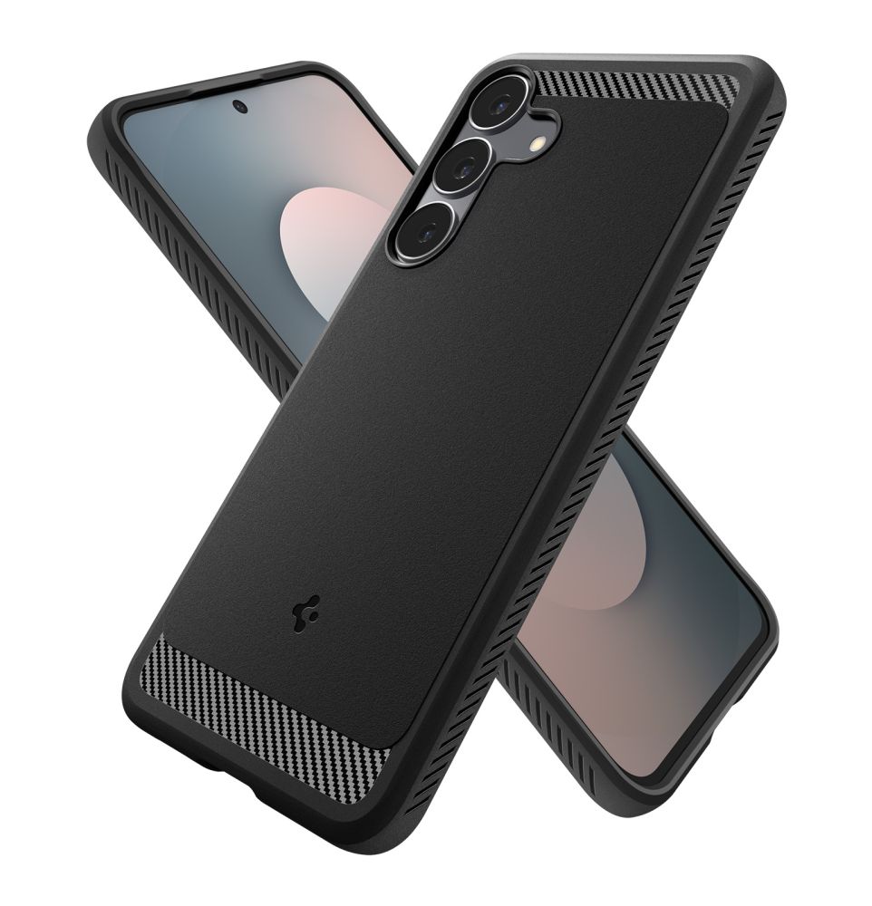 Spigen Robust skyddsfodral för Samsung Galaxy S25 FE - matt svart