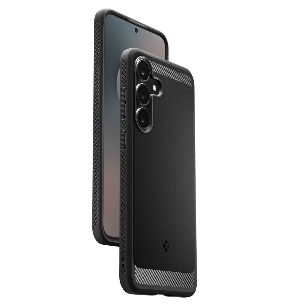 Spigen Robust skyddsfodral för Samsung Galaxy S25 FE - matt svart