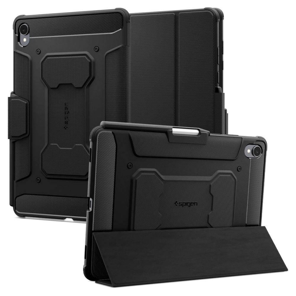 Spigen Rugged Armor "Pro"-fodral för Samsung Galaxy Tab S11 11.0 - Svart