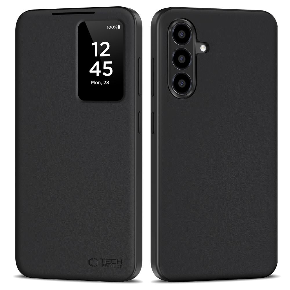 Tech-Protect Smart plånboksfodral för Samsung Galaxy A26 5G / A17 4G / 5G - Matt svart