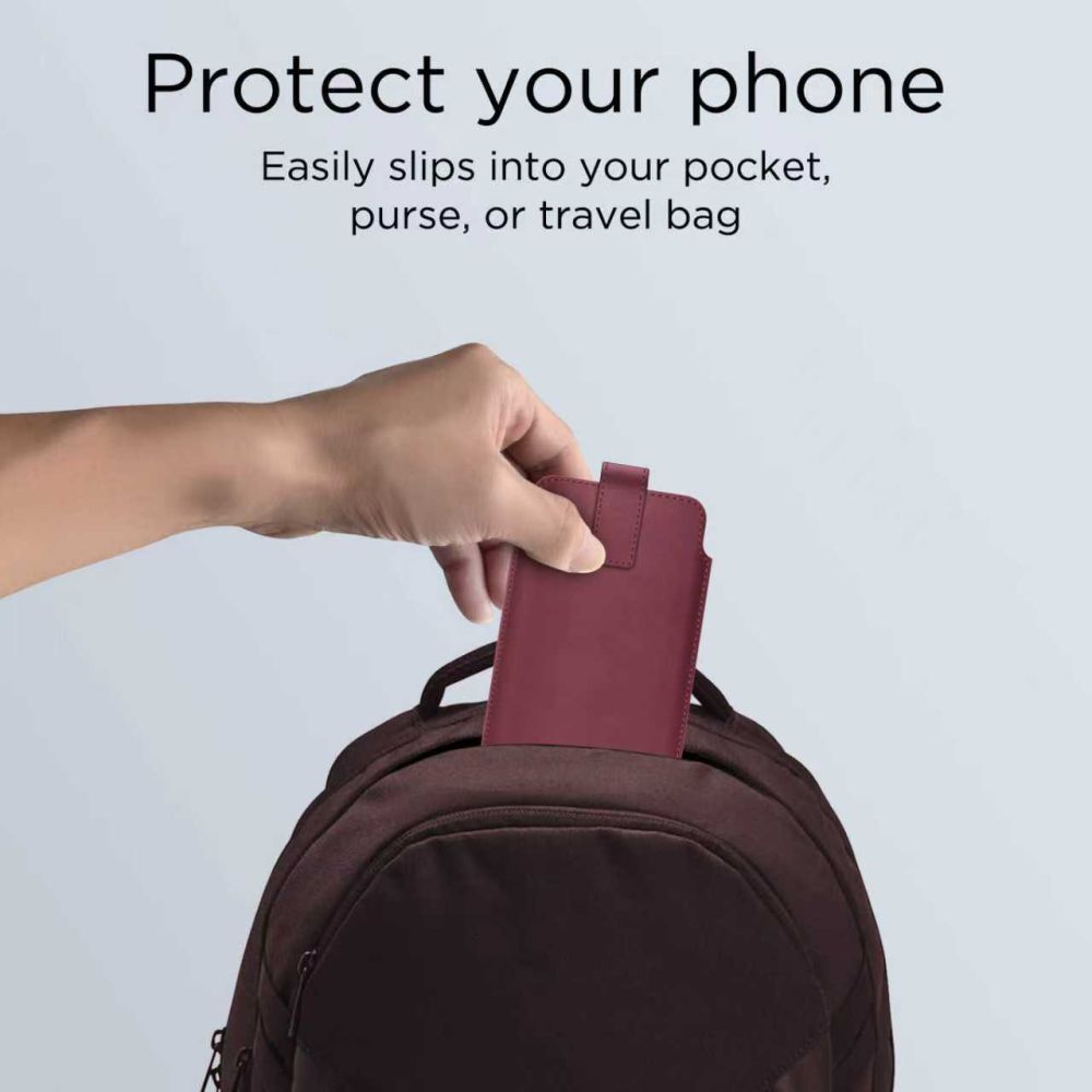 Tech-Protect SM65-etui til 6,0-6,9" smartphones - bordeaux