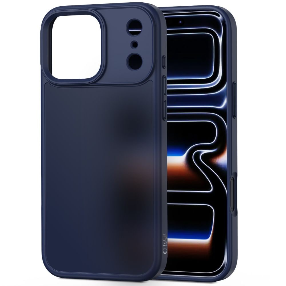 Tech-Protect MagMat-etui til iPhone 17 Pro - mat marineblå