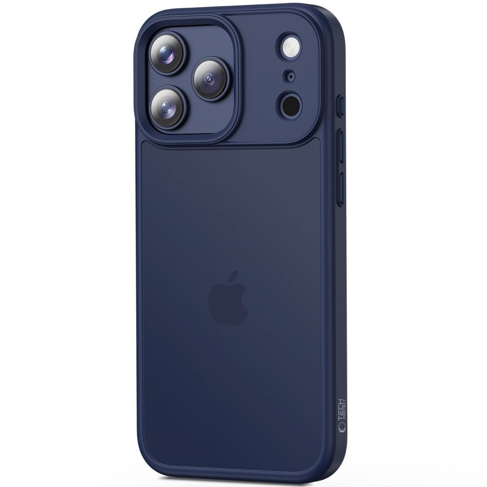 Tech-Protect MagMat-etui til iPhone 17 Pro - mat marineblå