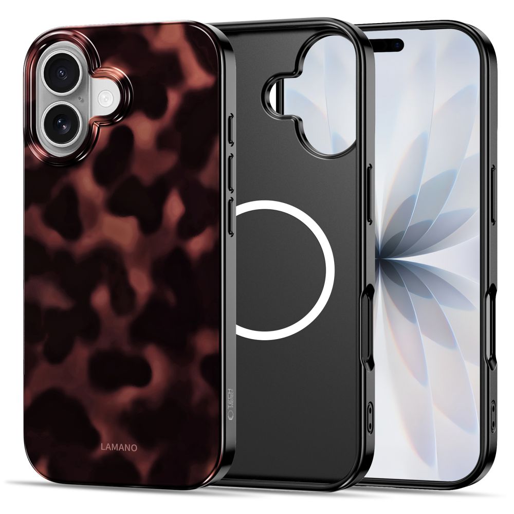 Tech-Protect Lamano MagSafe-fodral för iPhone 17 - svart och rött